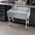 Thumbnail image #3 for Advance Tabco Underbar Basics Free-Standing Stainless Steel Underbar Drainboard, 48 x 21 Inches