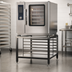 Thumbnail image #2 for Alto-Shaam Large Seismic Equipment Stand with Shelf and Slides for 7-20 & 10-20 Combi Ovens