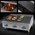 Thumbnail image #3 for Comstock-Castle 36-Inch Countertop Gas Lava Rock Char-Broiler