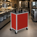 Thumbnail image #3 for Atlas Metal MEPD3H-12 Mobile Heated Three-Tube Plate Dispenser