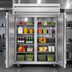 Thumbnail image #3 for Beverage-Air Horizon Series Two-Section Reach-In Refrigerator with Solid Hinged Doors, 45.2 Cu. Ft., Top-Mounted Self-Contained Refrigeration