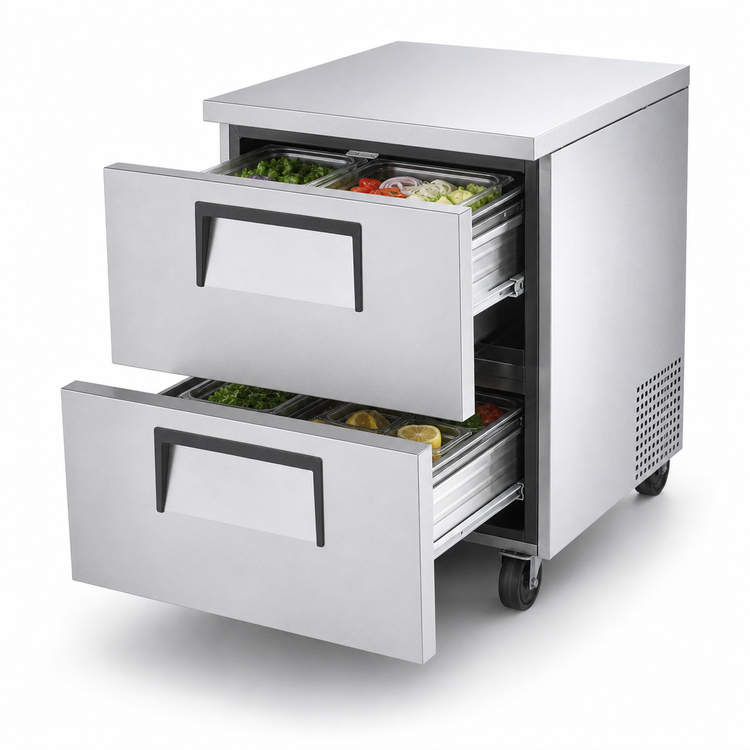 Product image #3 for True 27-Inch Two-Drawer Undercounter Refrigerator, 33°F to 38°F