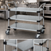 Thumbnail image #3 for Quantum 42 x 18-Inch 3-Shelf Galvanized Solid Utility Bus Cart