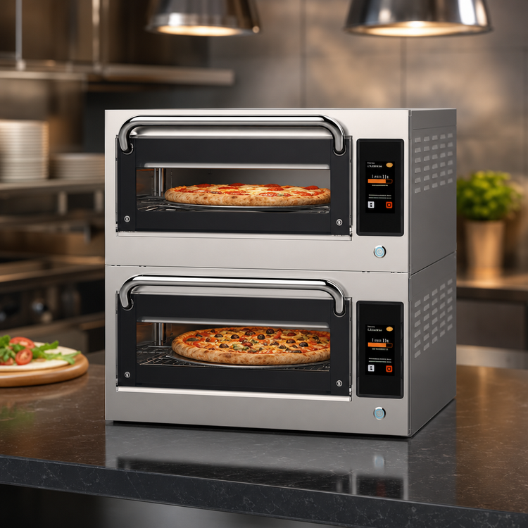 Product image #4 for Forza STi Double-Stacked Ventless Countertop Electric Pizza Oven, 16-Inch Capacity