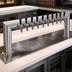 Thumbnail image #3 for Krowne 10-Faucet Pass-Thru Glycol-Cooled Beer Tower, 43-Inch Overall Length, Brushed Stainless Steel