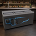 Thumbnail image #3 for Glastender 72-Inch Flat Top Bottle Cooler with 3 Sliding Doors