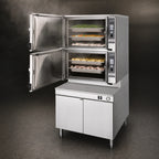 Thumbnail image #3 for Cleveland Range Classic Convection 36CEM1648 Two-Compartment Pressureless Electric Convection Steamer, 48 kW, 8-Pan Capacity Per Compartment