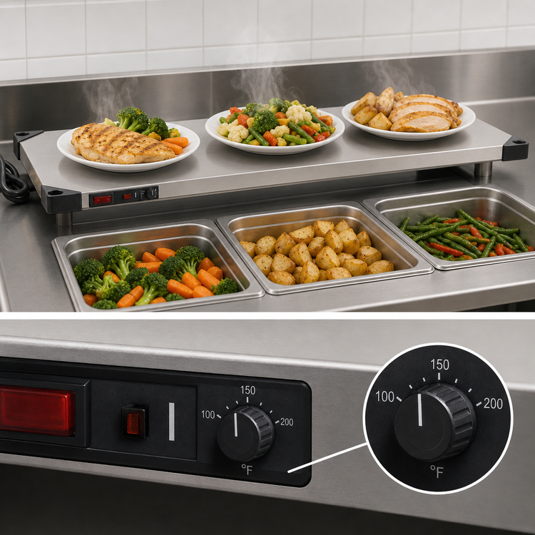 Product image #4 for Metro Super Erecta® Hot 42-Inch x 14-Inch Countertop Heated Warming Shelf