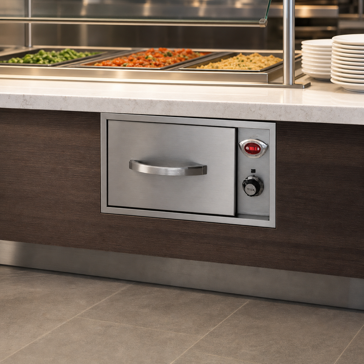 Product image #3 for Wells Built-In Narrow Drawer Food Warming Drawer