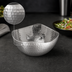 Thumbnail image #3 for American Metalcraft Squound 40 oz Stainless Steel Hammered Square Bowl