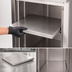 Thumbnail image #3 for BK Resources 24 x 24-Inch Removable Stainless Steel Shelf for Cabinet Base Chef Tables