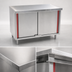 Thumbnail image #3 for Spec-Master Marine Series Enclosed Work Table with Sliding Doors, 48 W x 30 D, 14/304 Stainless Steel Top