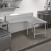 Thumbnail image #3 for John Boos Pro-Bowl L-Shaped Island Clean Dishtable, Left-to-Right, 60