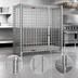 Thumbnail image #3 for Eagle QuadTruss Mini Stationary Security Cage with Double Locking Doors, Chrome-Plated, 38 x 16 x 40 Inches