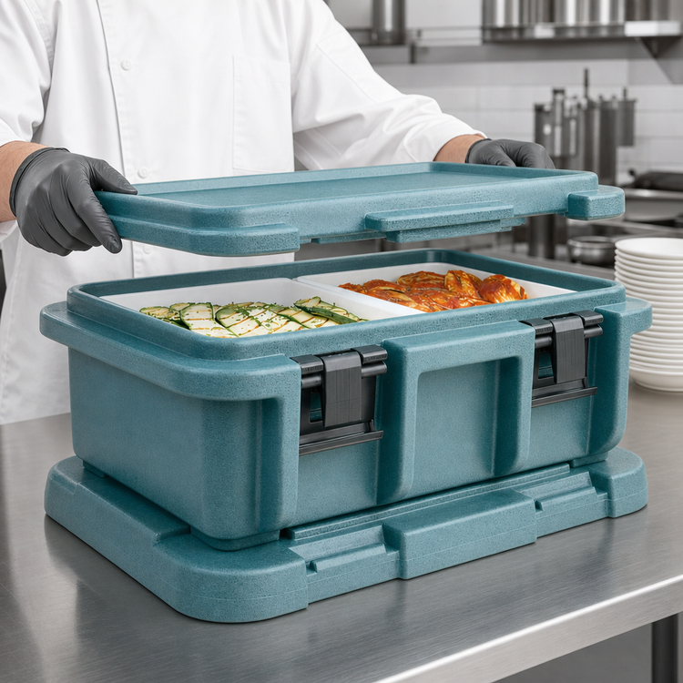 Product image #4 for Cambro Ultra Pan Top-Loading Insulated Food Pan Carrier for 1 Full-Size 6-Inch Deep GN Pan