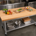 Thumbnail image #3 for John Boos 72-Inch x 30-Inch Edge Grain Maple Work Table Top with Penetrating Oil Finish