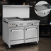 Thumbnail image #3 for Southbend Ultimate 48-Inch Gas Restaurant Range with Manual Griddle, Convection Oven, and Cabinet Base