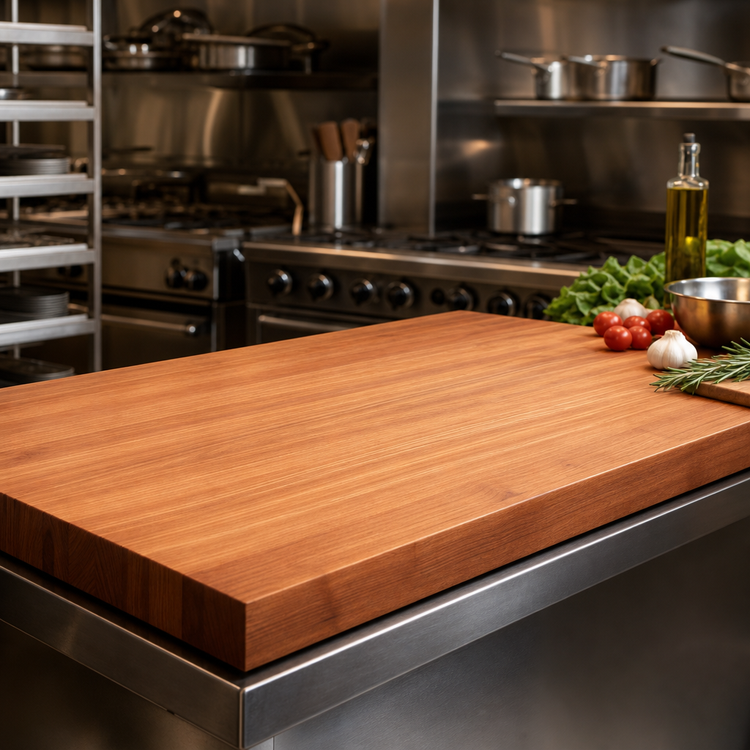 Product image #3 for Boos Block 108-Inch x 27-Inch American Cherry Edge Grain Kitchen Countertop, 1-1/2-Inch Thick, Oil Finish