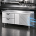 Thumbnail image #3 for La Rosa 54-Inch One-Section Self-Contained Refrigerated Equipment Stand with 2 Drawers, Stainless Steel
