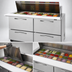 Thumbnail image #3 for Turbo Air PRO Series 60-Inch Stainless Steel Mega Top Sandwich/Salad Prep Table with 4 Drawers