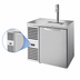 Thumbnail image #3 for True 36-Inch One-Section Refrigerated Draft Bar Cooler with Stainless Steel Countertop, Locking Door, and Single-Faucet Beer Column