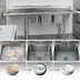 Thumbnail image #3 for Eagle Group 314 Series Three-Compartment Sink with Left Drainboard, 304 Stainless Steel