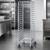 Thumbnail image #3 for Dinex Econoline All-Aluminum Open-Side End-Loading Pan Rack for 6 18