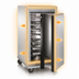 Thumbnail image #3 for Cres Cor H-137-UA-9D Insulated Mobile Heated Holding Cabinet, Intermediate Height, Top-Mount Heater, 9 Universal Angle Sets