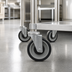 Thumbnail image #3 for Advance Tabco 5-Inch Stem Caster Set of 6 with 2 Brakes for 35-1/2-Inch Working Height Shelving