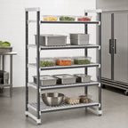 Thumbnail image #3 for Cambro Camshelving® Elements EXU184284V5480 5-Tier Vented Stationary Starter Shelving Unit, 18-Inch Deep x 42-Inch Wide x 84-Inch High