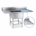 Thumbnail image #3 for Spec-Master 1-Compartment 14-Gauge Stainless Steel Sink with Right Drainboard, 51-1/2