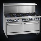 Thumbnail image #3 for Imperial (Middleby) Pro Series IR-10-SU-CC 60-Inch Gas Restaurant Range, 5 Open & 5 Step-Up Burners, 2 Convection Ovens