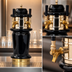 Thumbnail image #3 for Glastender Monaco 2-Faucet Air-Cooled Countertop Draft Dispensing Tower, Mirror Finish Ceramic
