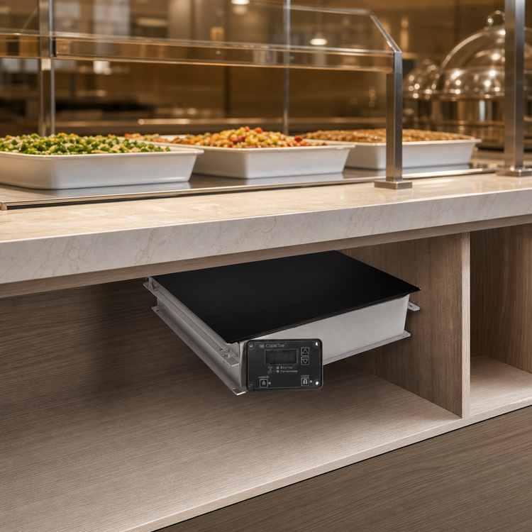 Product image #3 for CookTek Incogneeto Under-Countertop Single-Burner Induction Buffet Unit, 650W, 200-240V