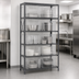 Thumbnail image #3 for Quantum Heavy Duty Wire Shelving Unit with 6 Shelves and 10 Clear Bins, 36 x 18 x 75 Inches