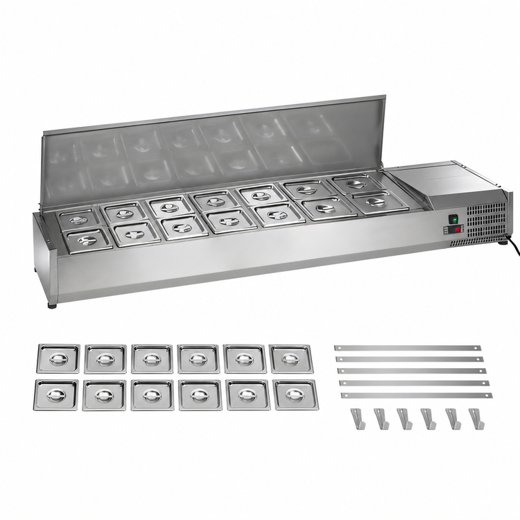 Product image #3 for Arctic Air ACP63 63-Inch Refrigerated Countertop Prep Unit, 14 x 1/6 Pans