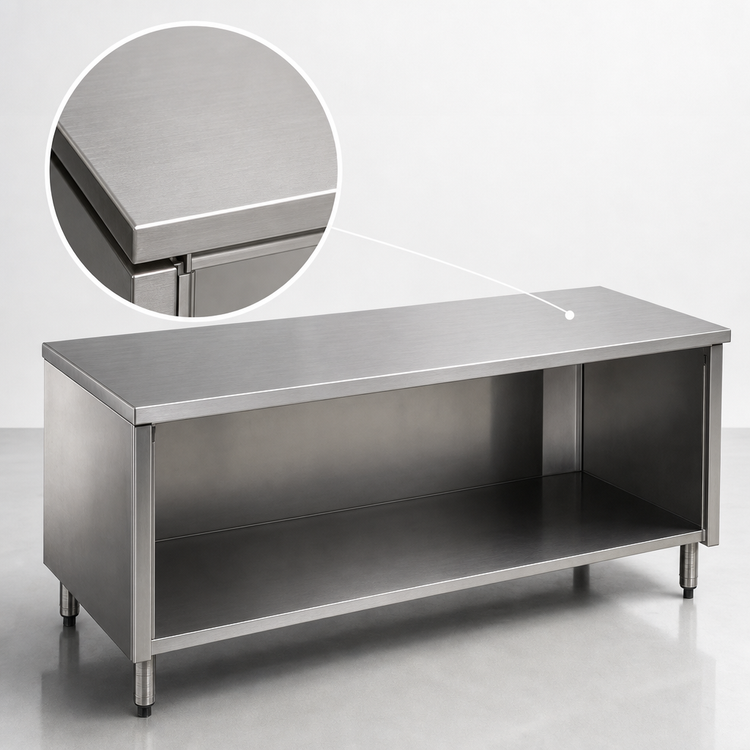 Product image #3 for Spec-Master 63-1/2-Inch Stainless Steel Beverage Urn Stand with Open Shelf