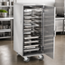 Thumbnail image #3 for Enclosed 3/4-Height Non-Insulated Stainless Steel Pan Transport Cabinet with 11 Universal Tray Slides
