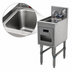Thumbnail image #3 for Advance Tabco Prestige Supreme Underbar Hand Sink with Soap/Towel Dispensers and Splash-Mount Faucet, 12 x 20 x 36 Inches