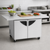 Thumbnail image #3 for Turbo Air Super Deluxe Series 72-5/8-Inch Two-Section Undercounter Refrigerator with Extended Countertop, 12.2 Cu. Ft.