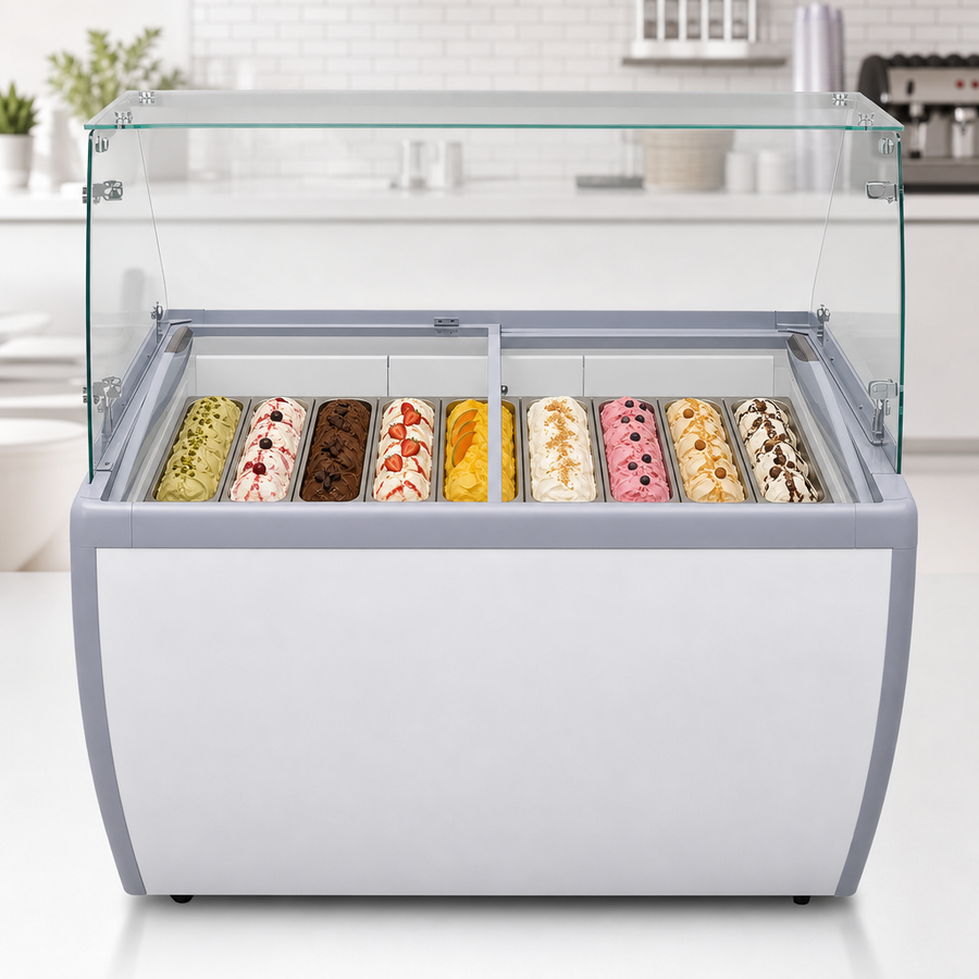9-Pan Gelato Capacity