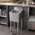 Thumbnail image #3 for BK Resources 1-Bowl Underbar Dump Sink with Lead-Free Faucet, 12
