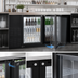 Thumbnail image #3 for Hoshizaki BB59-G 59-1/2-Inch Two-Section Back Bar Cooler with Glass Swing Doors