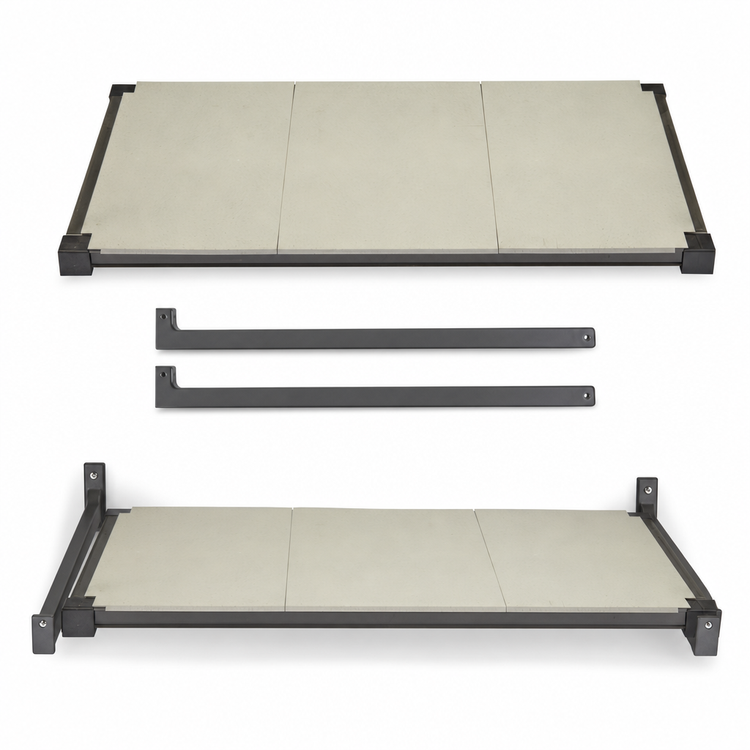 Product image #3 for Cambro Camshelving Elevation Series 18 Inch x 24 Inch Solid Wall Shelf Kit