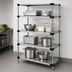 Thumbnail image #3 for Quantum 4-Shelf Solid Stainless Steel Shelving Starter Kit, 42W x 24D x 74H Inches