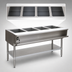 Thumbnail image #3 for Eagle Group 4-Well Natural Gas Water Bath Hot Food Table with Open Base and Cutting Board