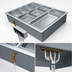 Thumbnail image #3 for Hatco HWBI43-6MA Drop-In Modular/Ganged 6-Pan 4/3-Size Heated Well with Manifold Drain and Auto-Fill