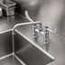 Thumbnail image #3 for T&S Brass Double Deck-Mount Pantry Mixing Faucet with 10-Inch Swing Nozzle, 4-Inch Centers
