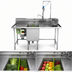 Thumbnail image #3 for Power Soak Power Prep Advanced 2-Bay Produce Wash Sink System, 66 Inch Wide, 208V