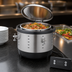 Thumbnail image #4 for Vollrath Mirage Round 11 Qt Dry Operation Drop-In Induction Buffet Warmer with Hinged Cover